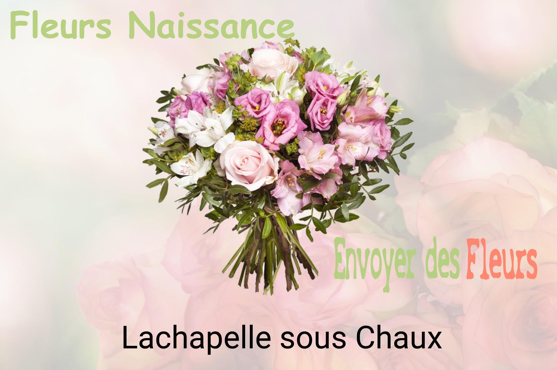 Bouquet de fleurs de naissance livré à Lachapelle-sous-Chaux