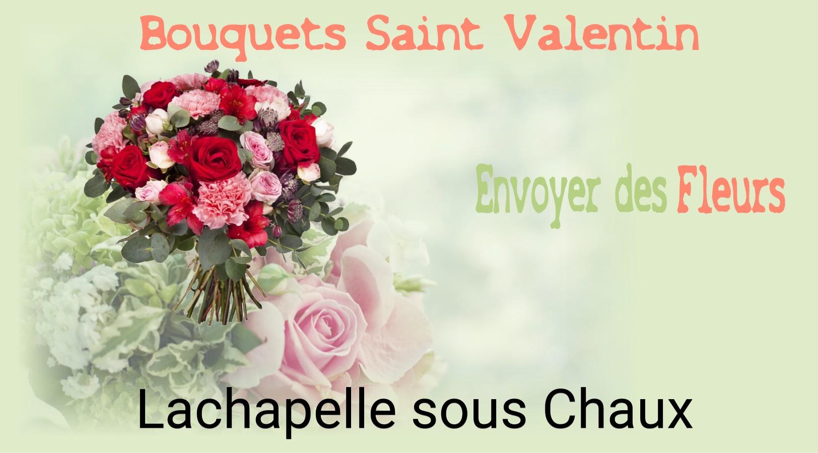 Roses de Saint-Valentin livrées à Lachapelle-sous-Chaux
